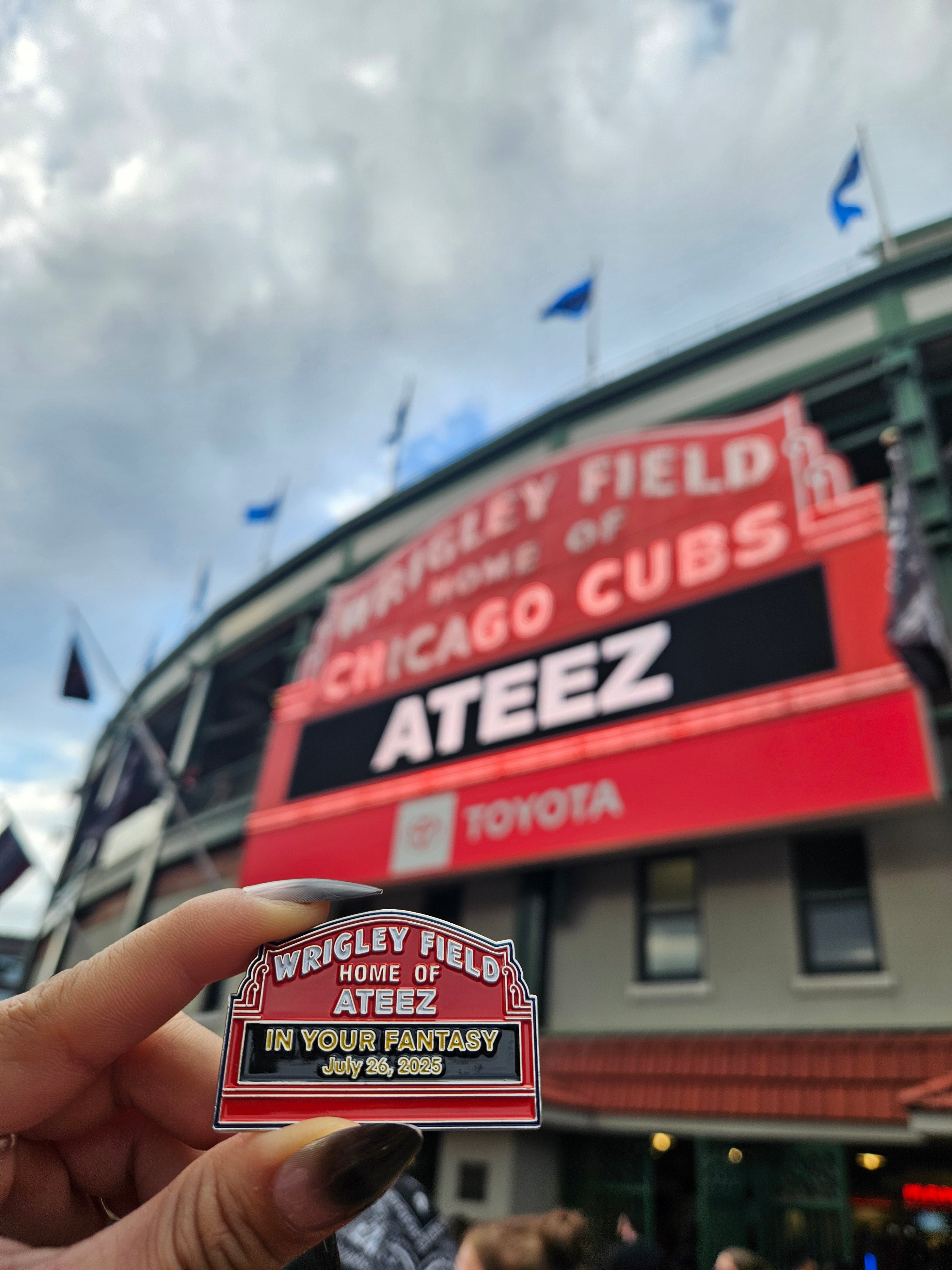 Ateez "Chicago Fantasy" Soft Enamel Pin