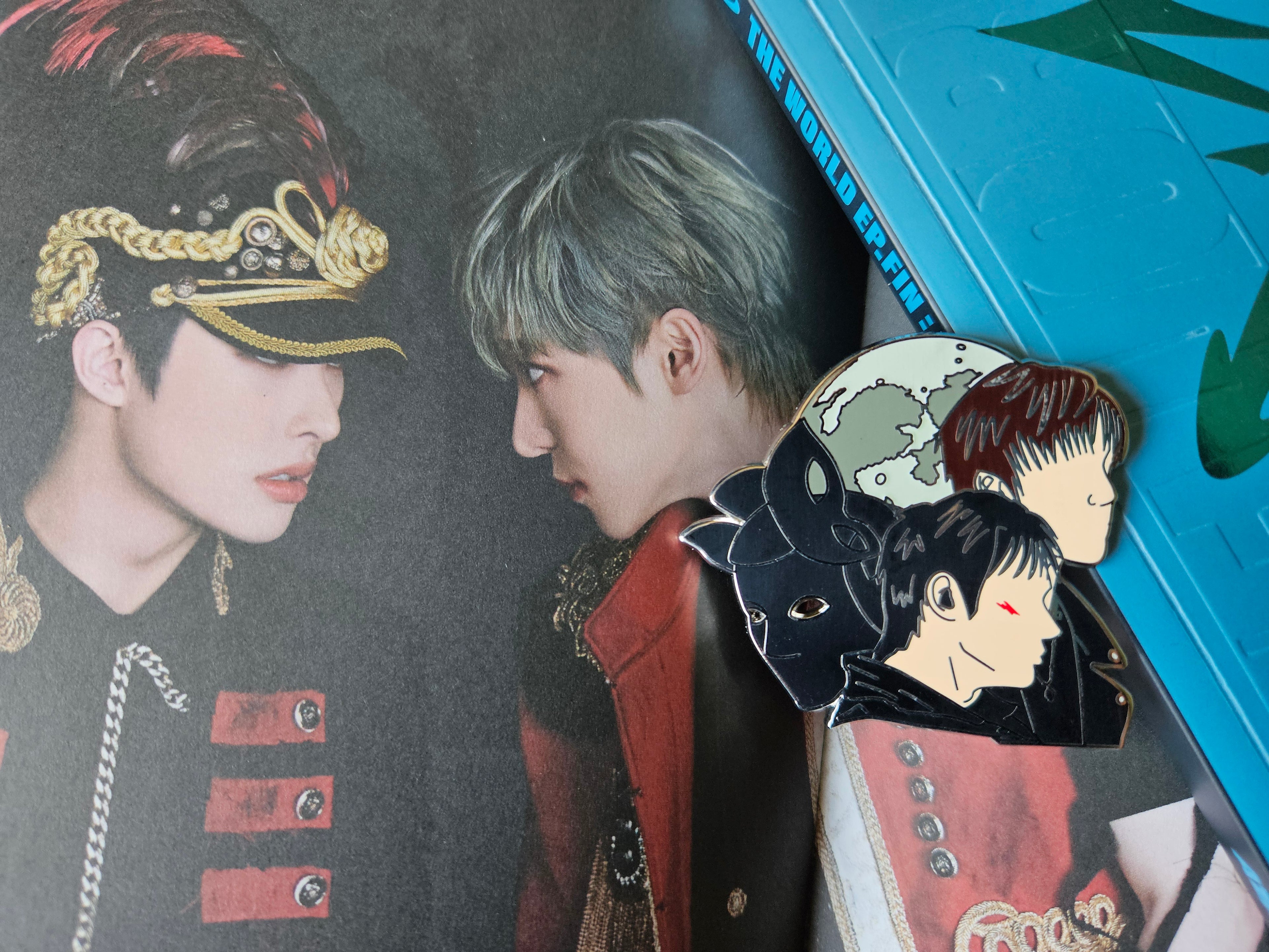 Ateez "Youth" Glow in the Dark Enamel Pin