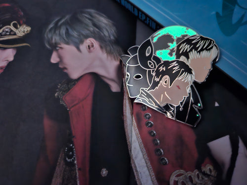 Ateez "Youth" Glow in the Dark Enamel Pin
