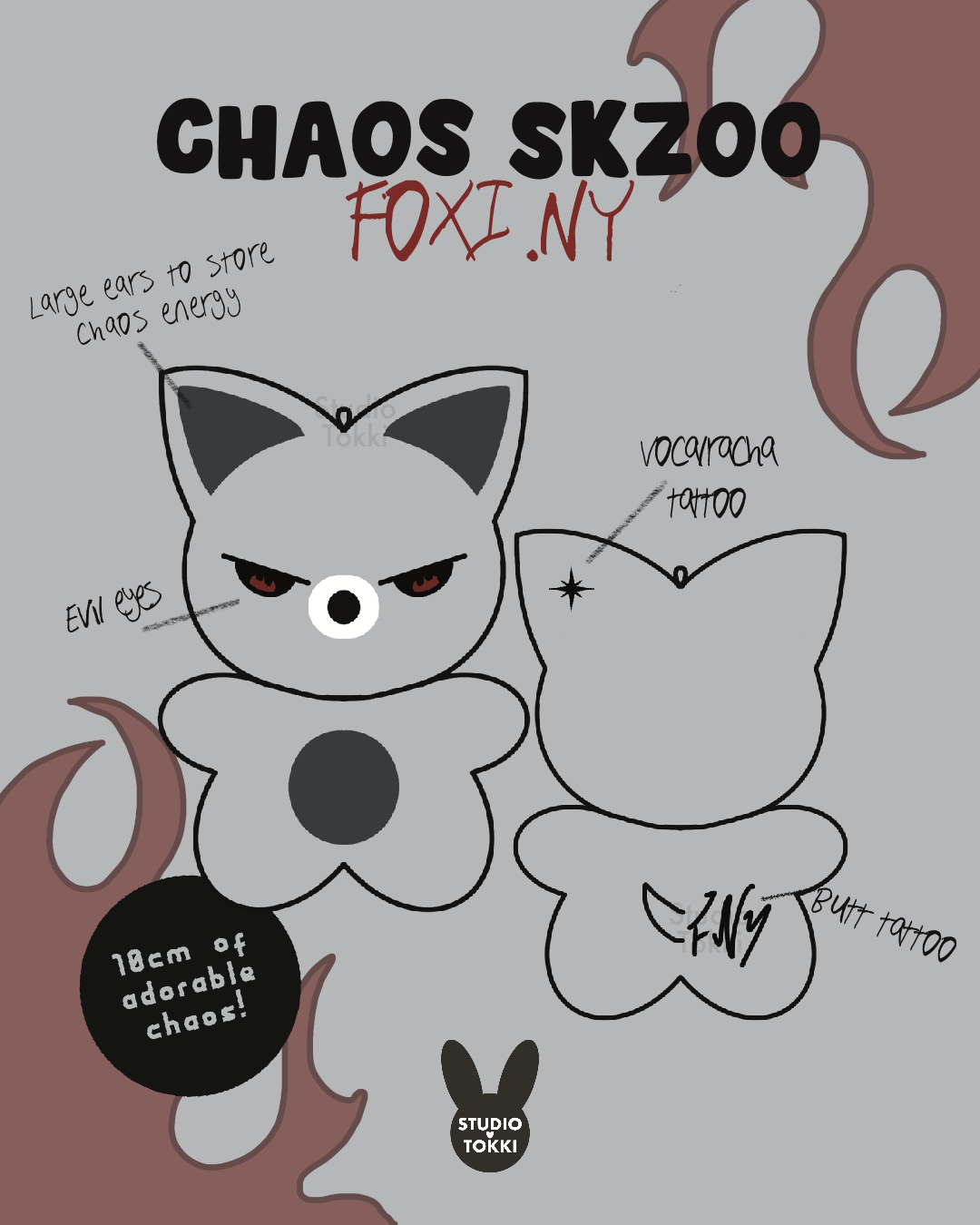 PRE-ORDER Chaos FoxI.NY SKZOO