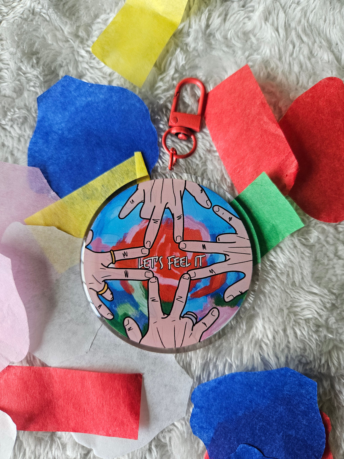 The Rose "We Rose You" Acrylic Keychain