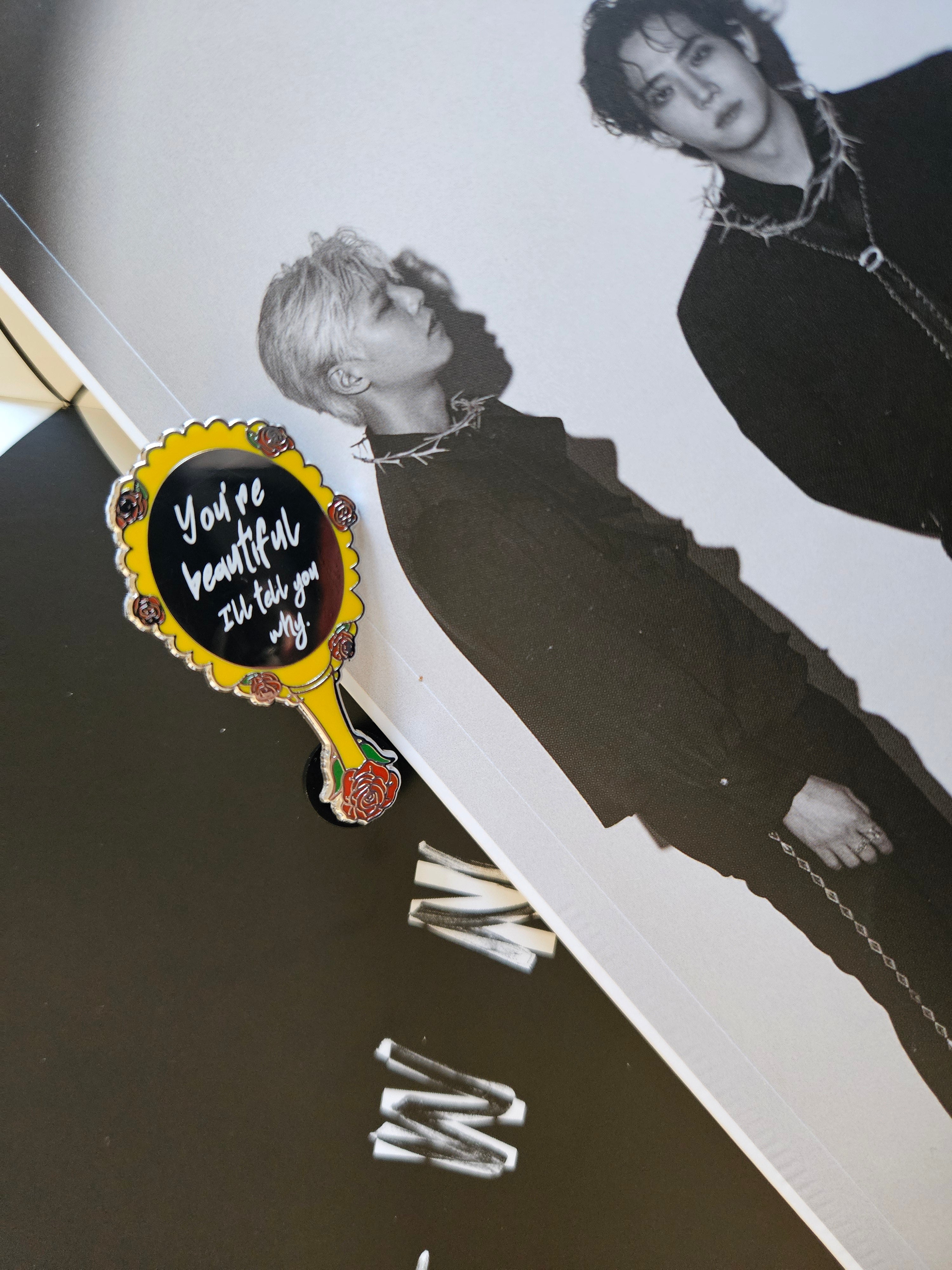 The Rose "State of Mind" Enamel Pin